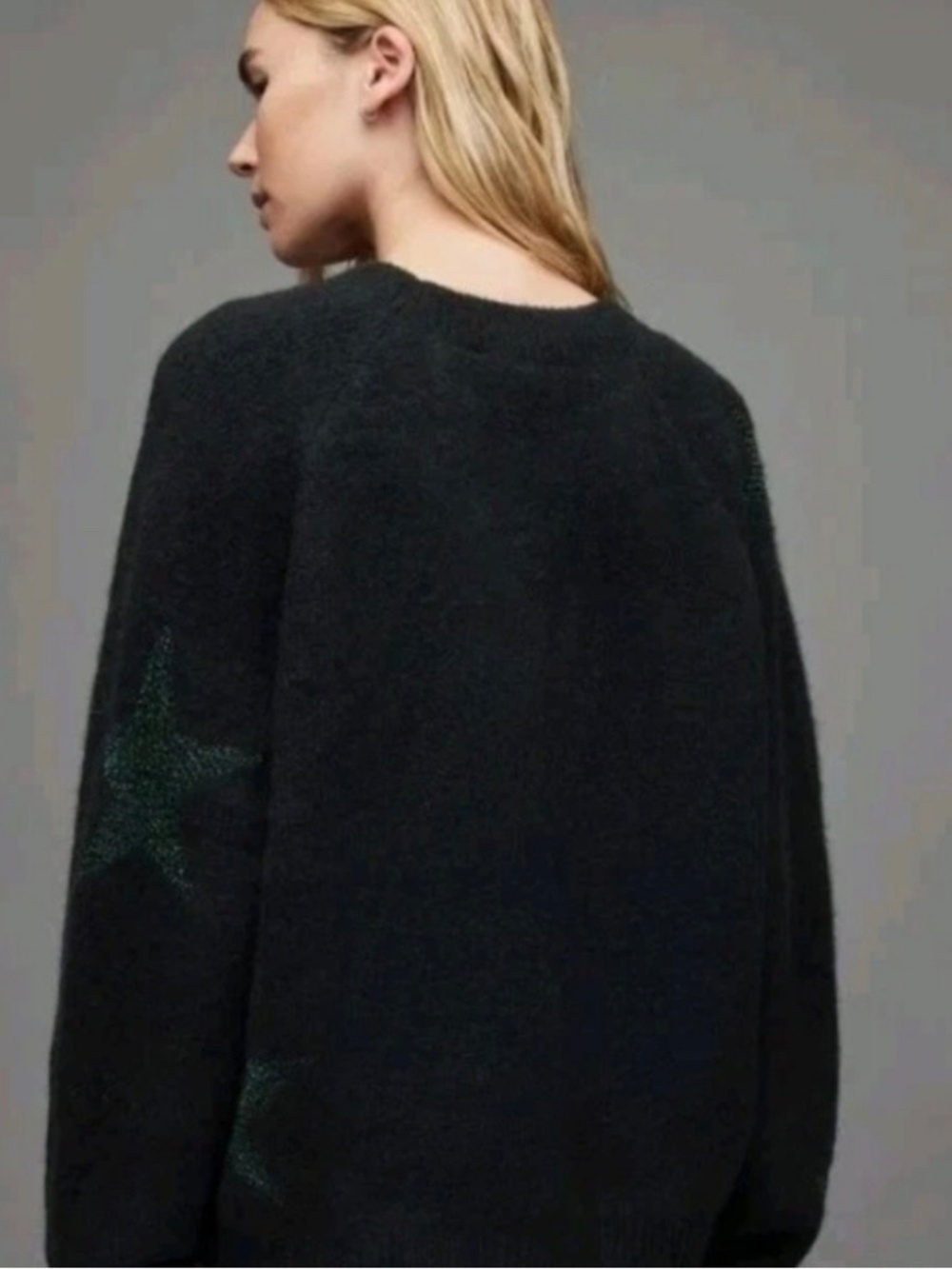 AllSaints Star Intarsia Crew Neck Sweater - Picture 5 of 11